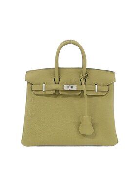 Hermes Birkin Bag Handbag Silver